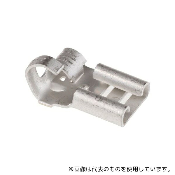 TE Connectivity 42232-3 圧着フラグ端子 FASTON .250シリーズ 非絶縁 0.8 → 3mm2 18 → 12AWG 1袋(50個入)