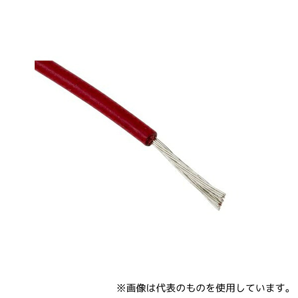 RS Pro 873-8974 フックアップワイヤー / 計装ケーブル 赤 導体材質 スズめっき銅線 100m 22 AWG 1巻(100メートル入)｜ファーストFACTORY 9,154円