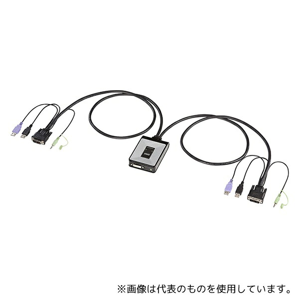 サンワサプライ SW-KVM2DUN パソコン自動切替器 2:1 16,078円