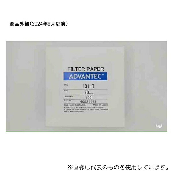 ADVANTEC 49035090 黒色濾紙No.131-B φ90mm 100枚入