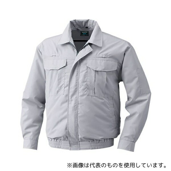 空調服 KU9055FC06S2 綿薄手フルハーネス仕様？ ウエアのみ シルバー M
