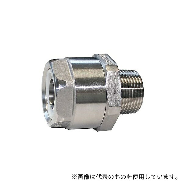 トヨックス TC3-S9-R3/8 ホース継手 ステンレス製 トヨコネクタ TC3-S型 適合ホース内径9ミリ 継手規格R3/8