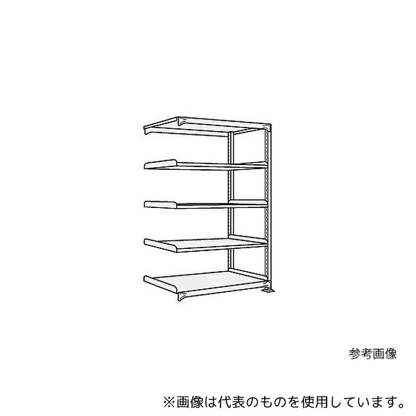 サカエ NEW-2745R 中軽量棚NEW型 200kg/段 連結 高さ2100mm 5段タイプ W1800&times;D600&times;H2100mm｜ファーストFACTORY