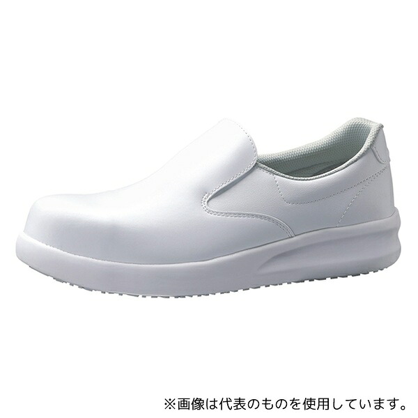 ミドリ安全 NHF-600-W-26.5 JSAA A種認定 先芯入り超耐滑作業靴 ホワイト 26.5cm｜ファーストFACTORY