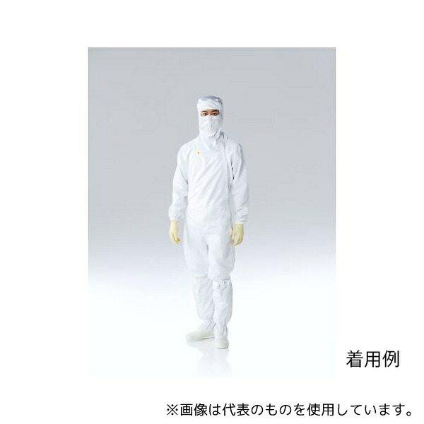 東洋リントフリー FP1205-01 4L オートクレーブ対応フード・マスク一体型ツナギ服 白 4L