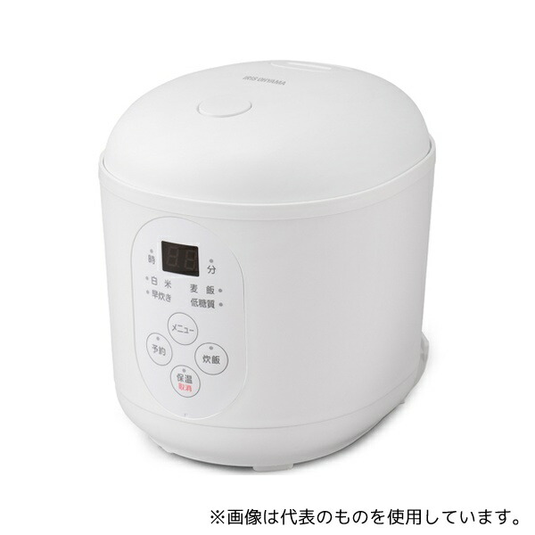 アイリスオーヤマ RC-MF15-W ジャー炊飯器 1.5合 ホワイト