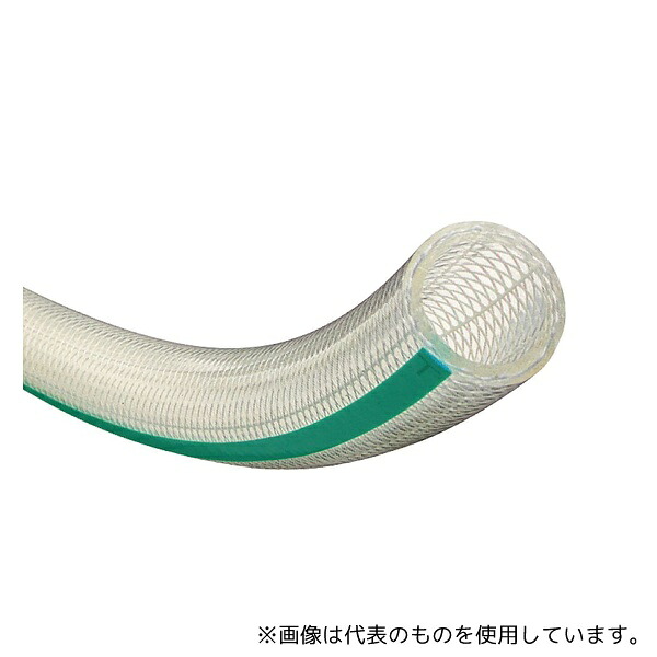 トヨックス TFB-19-10 食品・飲料水用耐熱耐圧ホース トヨフーズホース 内径19mm×外径26mm 長さ10m