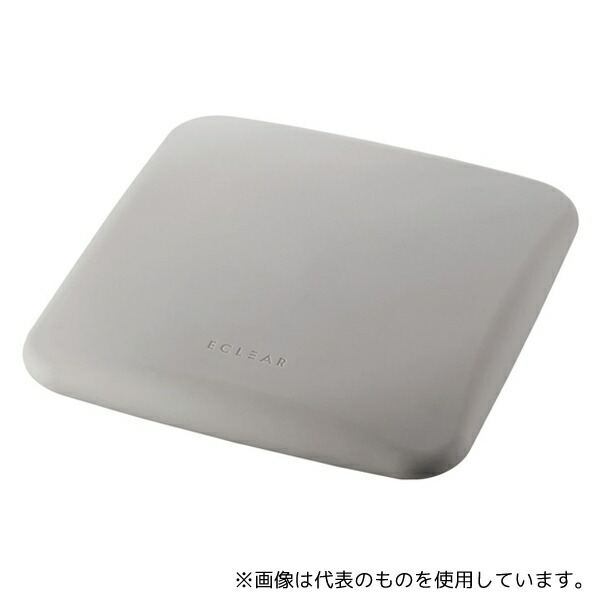 エレコムヘルスケア HCF-BBSGY バランスクッション エクリアスポーツ スクエア型 縦40cm×横40cm 角カバー対応 グレー