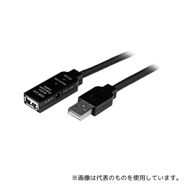 StarTech.com USB2AAEXT25M USB 2.0 アクティブ延長ケーブル 25m Type-A(オス/メス)