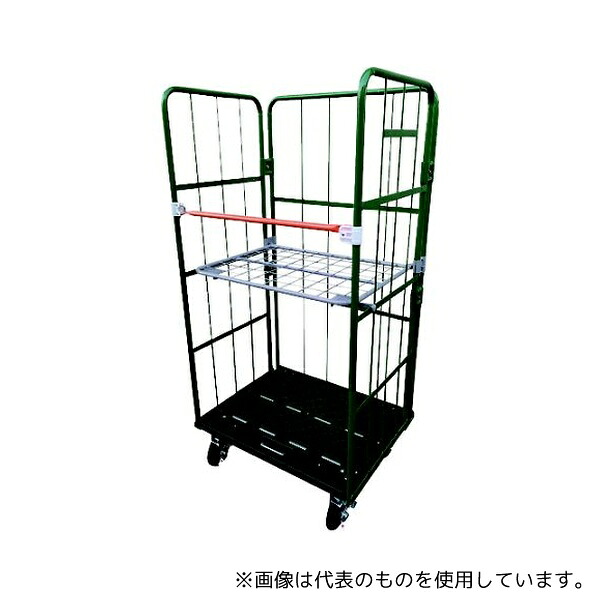 ヤマト・インダストリー LRC60-PG(HA) 跳ね上げ中間棚付コンビテナー