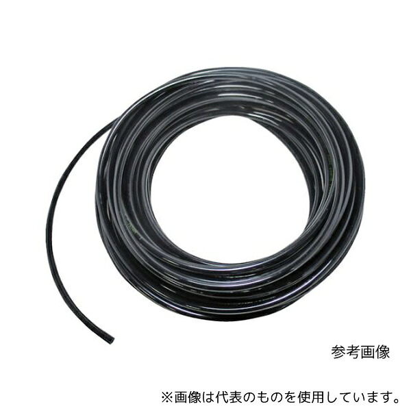トラスコ中山 TNT-0860-100BK ナイロンチューブ 8X6.0 100M 黒