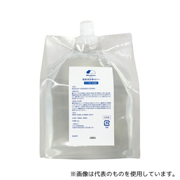 ジェクス メドナー超音波診断ゼリー ノーマル4kg 1箱(2パック入)
