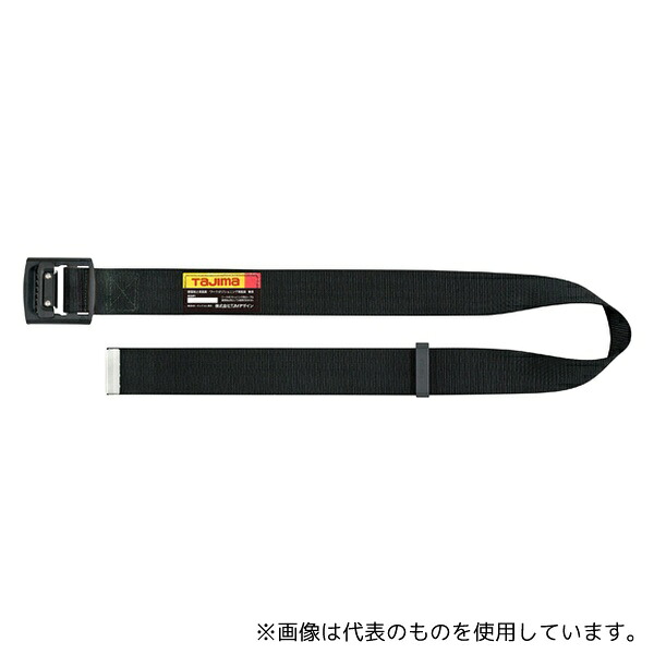 TJMデザイン(タジマツール) BABM125-BK 胴ベルト アルミワンフィンガー黒バックル M 黒