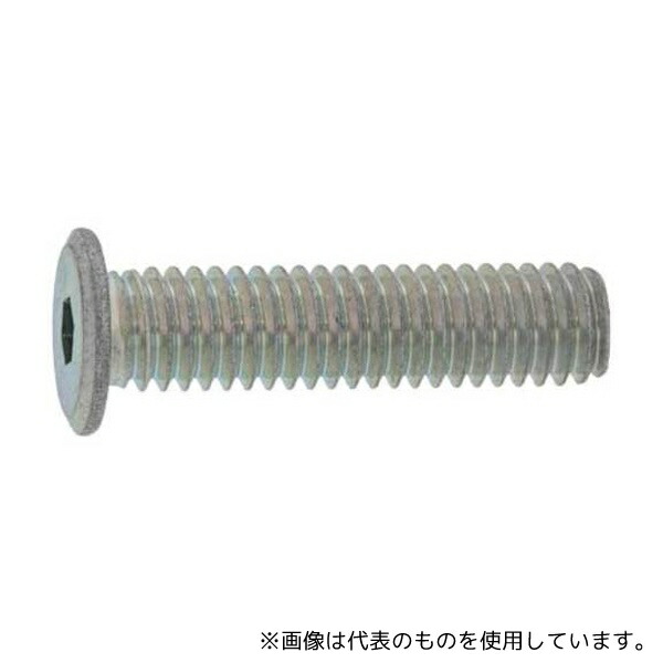 サンコーインダストリー 00-00-A600-0050X0200-03 三価ホワイト鉄六角穴スリムヘッド小ネジ 5×20 (400本入)