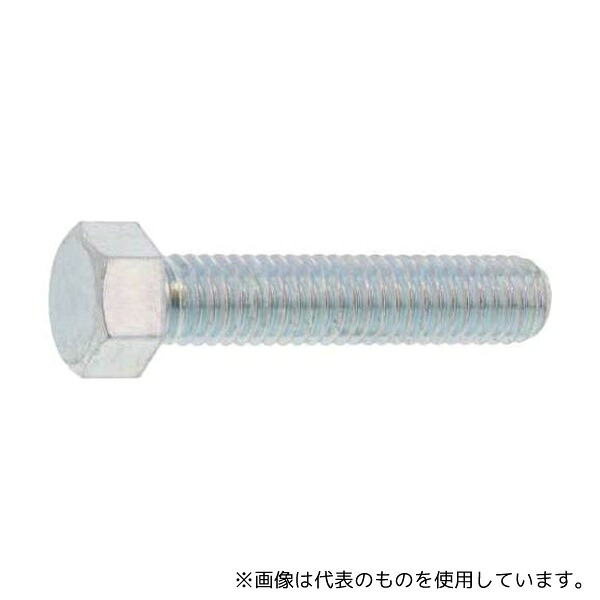 サンコーインダストリー B0-00-0002-8035-0320-01 ユニクロ 六角ボルト 全ネジ 7/16X32 (100本入)