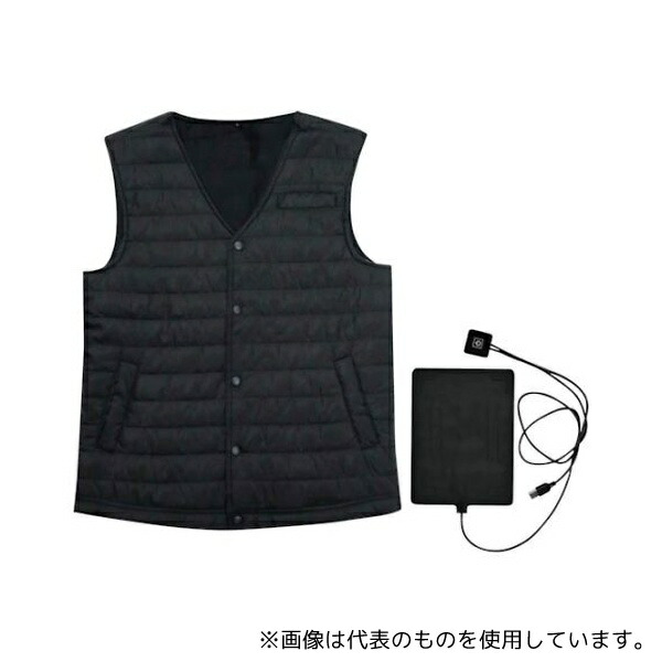 室谷 MX1642-BK/M MX1642 中綿ヒーターベスト ブラック M