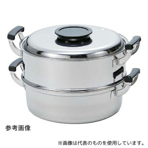 神子島製作所 27cm 3段 PE 18-0丸型蒸器 3段 27cm
