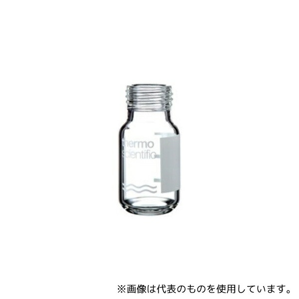 Thermo Fisher Scientific 6ASV10-1 多機能オートサンプラーバイアル(ND18)透明 ラベル付 10mL ガラス ラウンドボトム 100本入