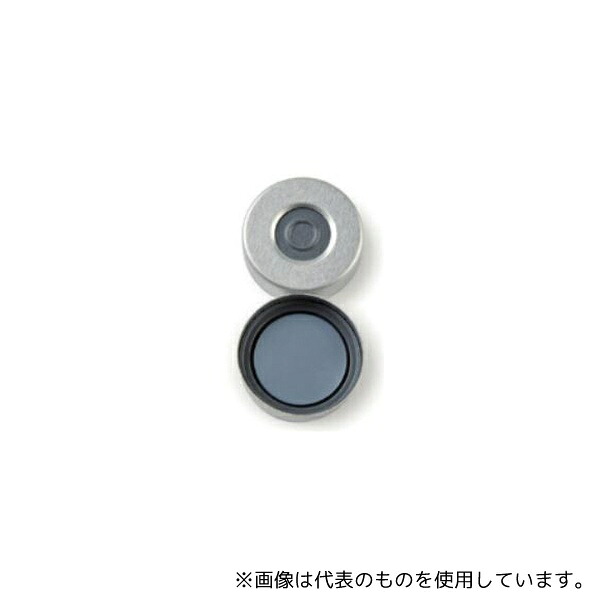 Thermo Fisher Scientific 6ACC20-PFT セプタム付クリンプキャップ(ND20)(Pharma-Fix)(-40～120℃)3mm グレー/黒/銀 100個入