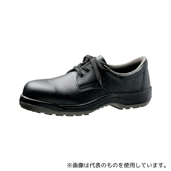 ミドリ安全 CJ010-25.0 JIS規格認定 ワイド樹脂先芯耐滑安全靴 ブラック 25.0cm