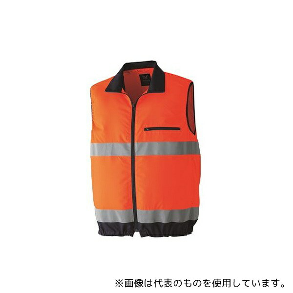 空調服 9203+SK23021K50 高視認ベスト 蛍光オレンジ M + 空調服?スターターキット