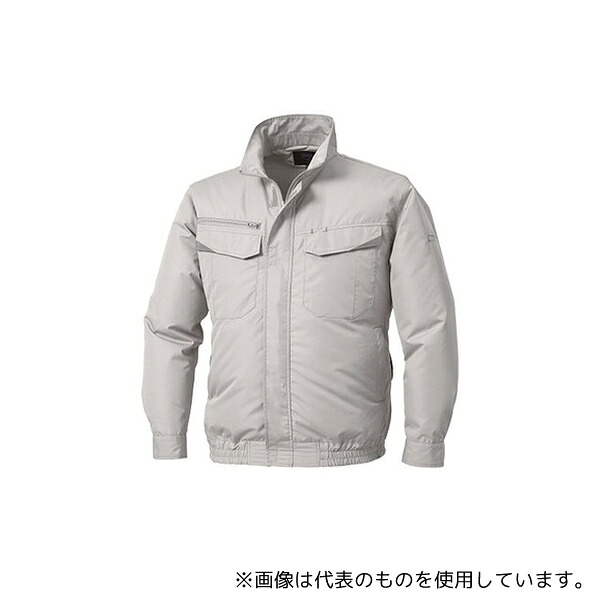空調服 KU92350+SKSP01 長袖ブルゾン シルバー L + 空調服？スターターキット