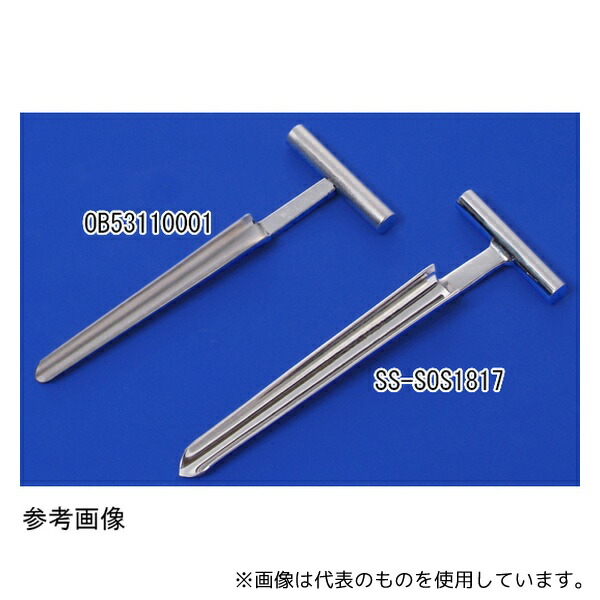 アズワン OB53110001 ステン半固形物サンプラー コンパクト 1.6×12.5×18.0cmL