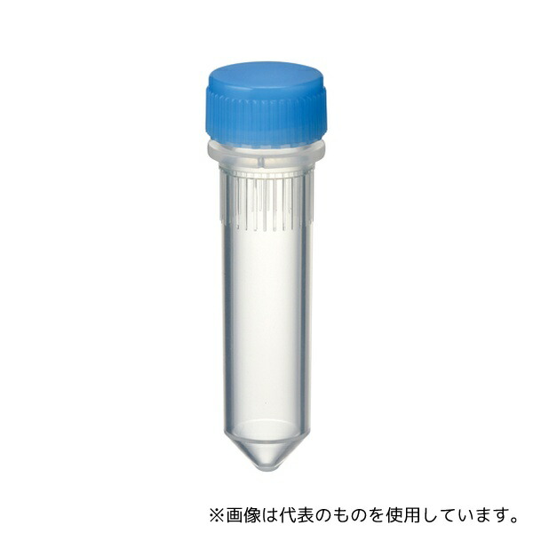 WATSON 1394-200-B Oリングレス スクリューキャップチューブ 2.0mL コニカル 青 500本