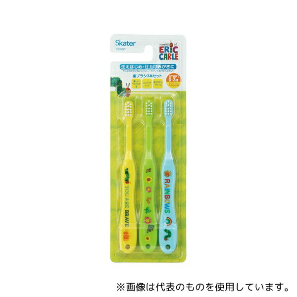 スケーター TB4ST 乳児用歯ブラシ3P はらぺこあおむし23 1個(3本入)