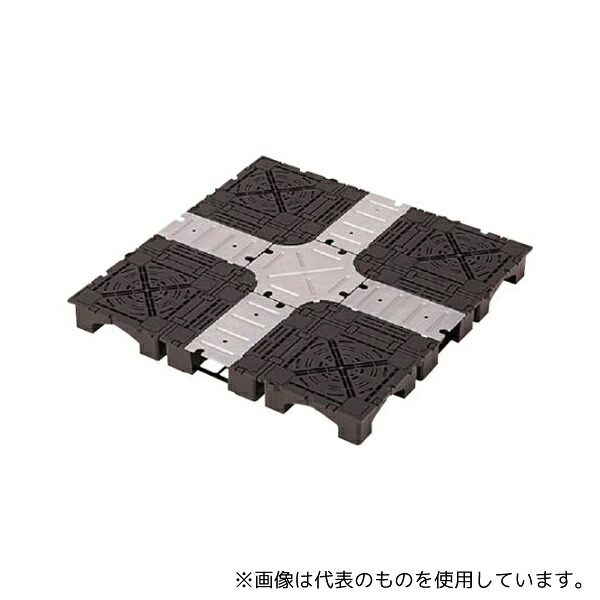 フクビ化学工業 299762 クリーンOAフロア ピットTN-50(4枚入り)☆配線溝一体型 500mm×500mm 高さ50mm