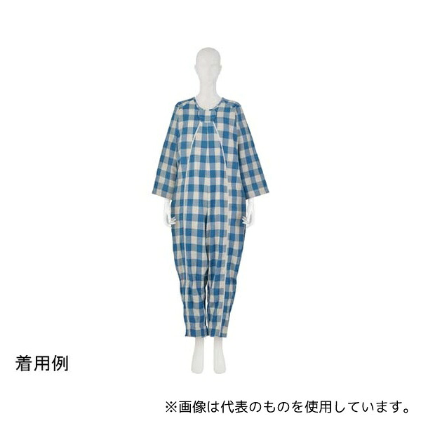 竹虎 107083 フドーねまきA 厚手 M チェックブルー