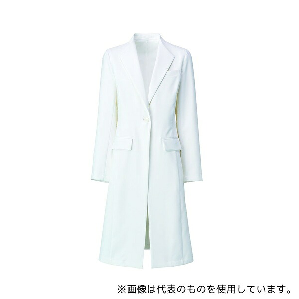 KAZEN KZN409-10 LL レディス診察衣 ホワイト LL