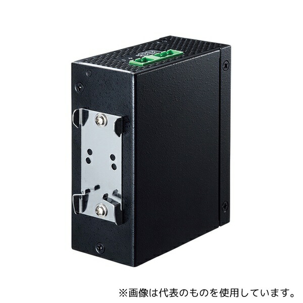 サンワサプライ LAN-NGC240 産業用光メディアコンバータ 10/100TX/1000T-100/1000SFP(LC)用