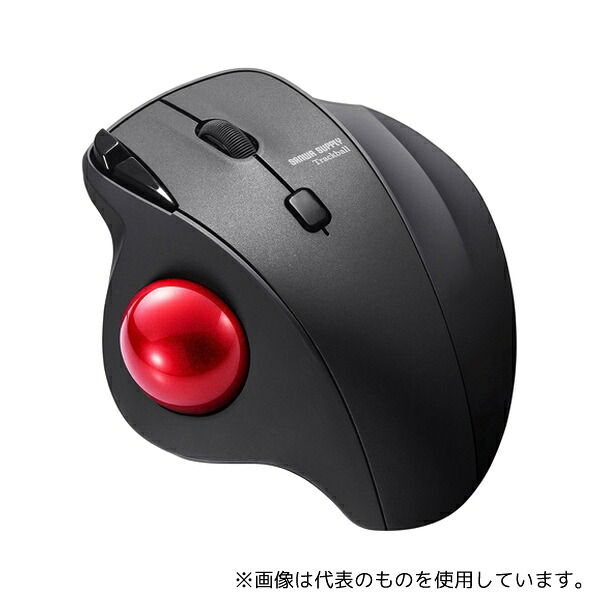サンワサプライ MA-WTB185BK ワイヤレストラックボール(静音・5ボタン・親指操作タイプ)