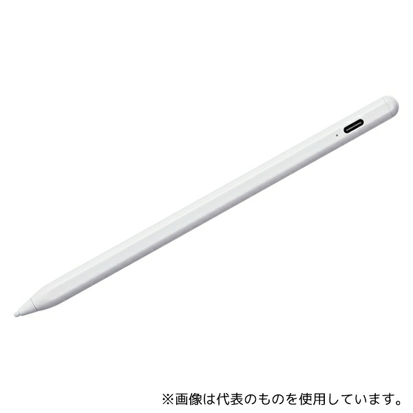 サンワサプライ PDA-PEN58W ハイブリッド充電式極細タッチペン(ホワイト)