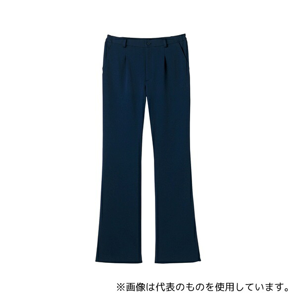 カーシーカシマ HM1785 HEARTGREEN ニットストレートパンツ 脇ゴム仕様 ブルーベリー 3L
