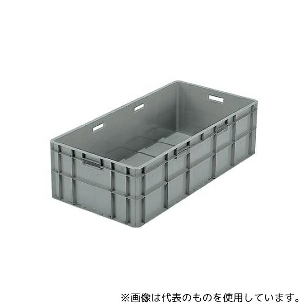 サンコー(三甲) EA506AF-317 1005x503x288mm/123 L 軽量コンテナ(ライトグレー) [法人限定]