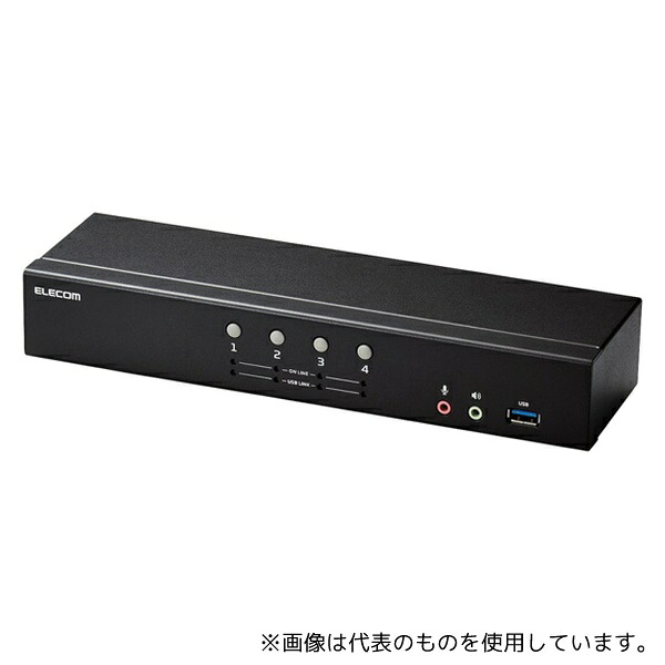 エレコム KVM-NDUS4 パソコン切替器(KVM)DisplayPort？4ポート