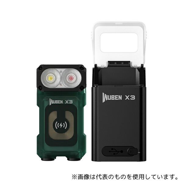 ウーベン X3-GR コンパクトフラッシュライト グリーン