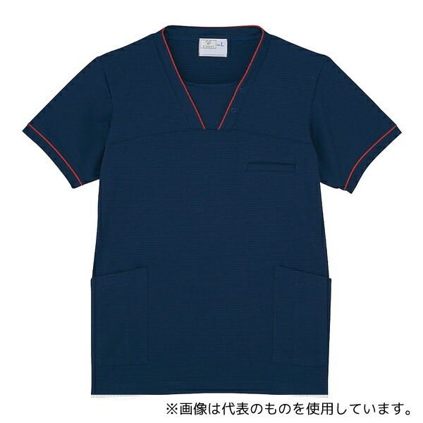 KIRAKU(トンボ) CR216-88 3L ケアスクラブ ネイビー 3L(身丈79cm)