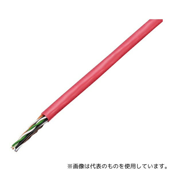 JAPPY TPCC6 0.5mm X 4P アカ JP Cat.6 LANケーブル 1巻(300m入) 31,031円