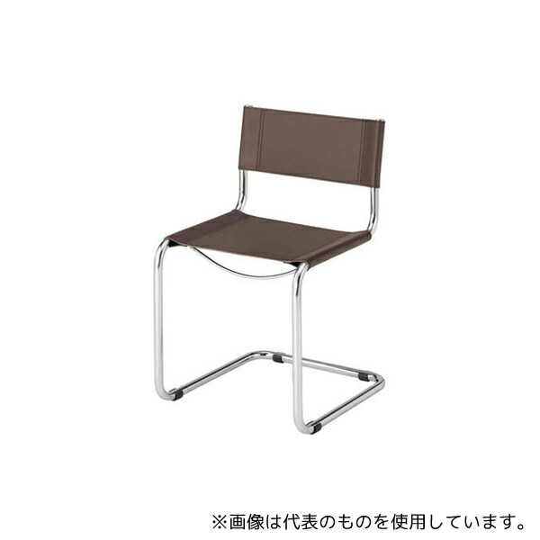 楽天市場】リーフジャパン KENZカンチレバーチェア Dブラウン 2