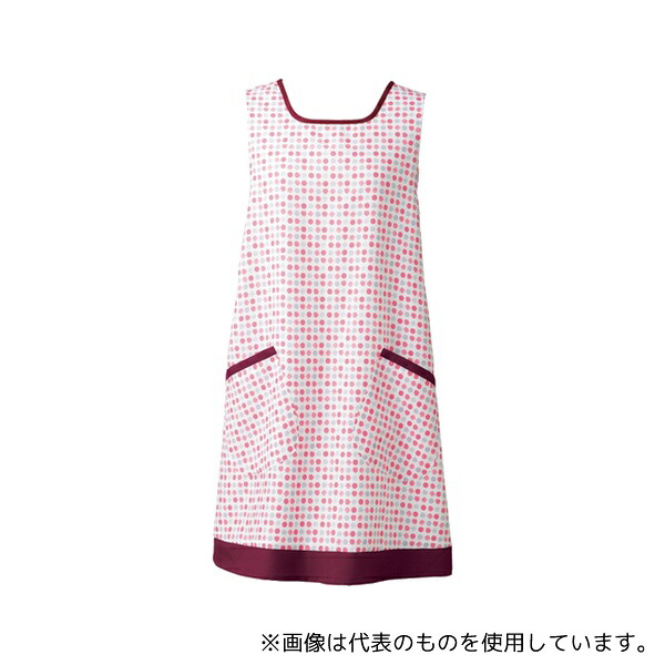 KAZEN KZN911-73 ドットカバーエプロン ピンク L 4,685円