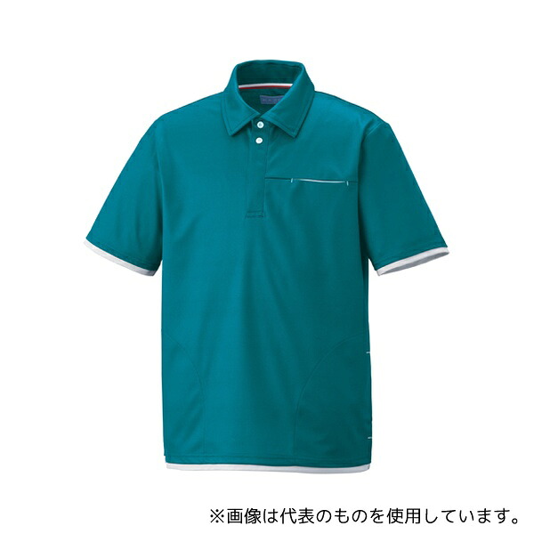 KAZEN KZN234-26 ニットシャツ ディープグリーン L