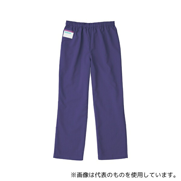 KAZEN 155-67 手術スラックス(男女兼用)ダークパープル L