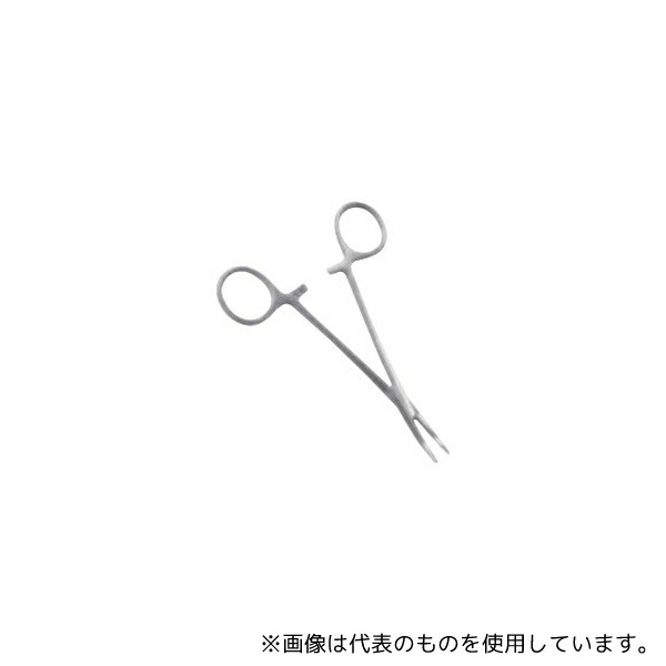 日本フリッツメディコ F052-0785-L 止血鉗子 モスキート 左利き専用 12.5cm 曲 無鈎