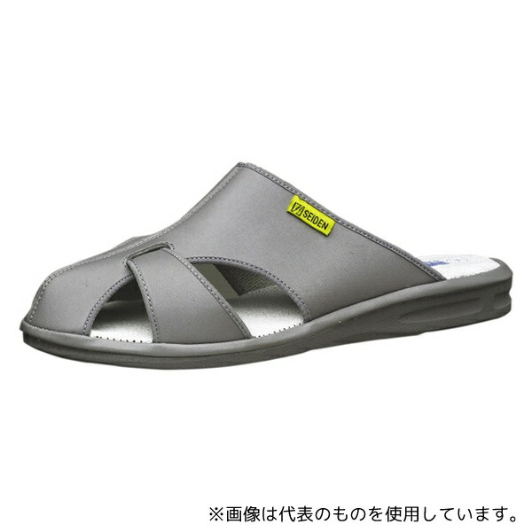 ミドリ安全 ELEPASS COOL LN-GY-LL 男女兼用 静電作業靴 サンダルタイプ エレパスクールライトN グレー LLサイズ