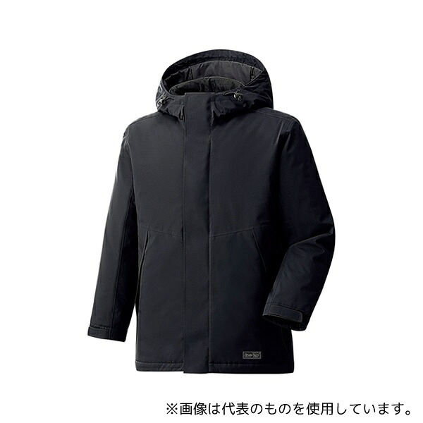 ミドリ安全 VE2060-UE-L 防寒作業服 Shield-Tech 軽量極寒防寒ジャケット VE2060上 ブラック L｜ファーストFACTORY