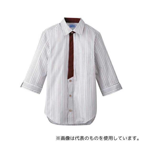 サーヴォ(旧サンペックスイスト) BT3121 七分袖 シャツ エンジ M