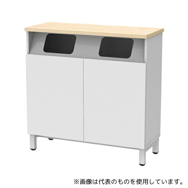 アール・エフ・ヤマカワ RFDBC-1040NW-DB 収納カウンター ダストボックスタイプ W1000×D400 ホワイト